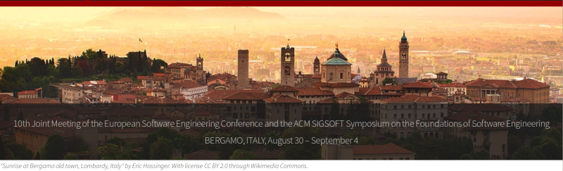 ESEC/FSE'15 - August 30 – September 4, 2015, Bergamo, Italy